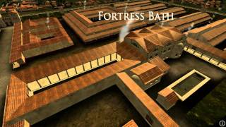 Animation of ancient Roman Fort in Caerleon Wales [upl. by Akselaw944]