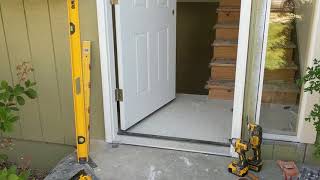 Jeld Wen Front Door Installation  Really crappy products and craftsmanship PART 1 [upl. by Reich]