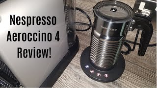 Nespresso Aeroccino 4 Milk Frother Review  Worth upgrading from the Aeroccino 3 [upl. by Gearalt302]