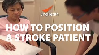 How To Position A Stroke Patient [upl. by Marte]