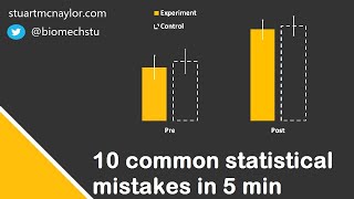 Ten Statistical Mistakes in 5 Min [upl. by Leopoldeen229]