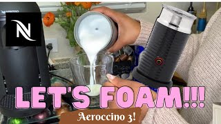 How To Foam Milk With Aeroccino 3 Make Coffee With Foam Tips amp Tricks  Easy Foamed Latte Recipe [upl. by Newbold]