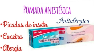 Resenha PomadaAndantol Gel [upl. by Zetnahs]