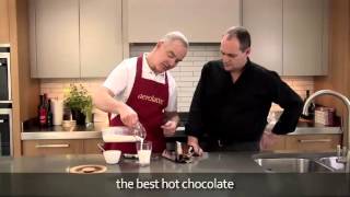 How to make a hot chocolate using an aerolatte milk frother [upl. by Gurney]