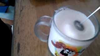 Aerolatte Review Frothing Cold Milk In Under 1 Minute [upl. by Siraved]